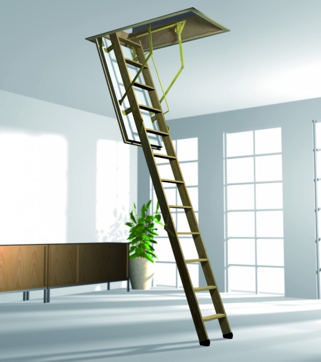 gain-espace-maison-escalier-grenier-escamotable-bois-rampes-jaunes