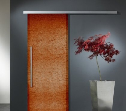 gain-espace-maison-porte-galandage-orange-moderne