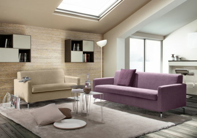 idée-originale-canapé-design-couleur-violet-beige