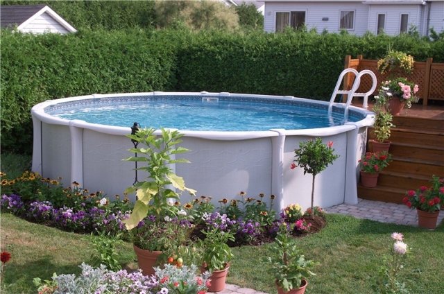27 idées de piscine hors sol pour votre jardin magnifique Amenagement jardin 100m2
