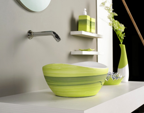 idées-accessoires-salle-bain-nuances-vert-nature-vasque