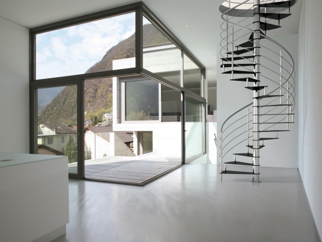 60 idées d'escalier colimaçon pour l'intérieur et pour l'extérieur Escalier Contemporain inspiration