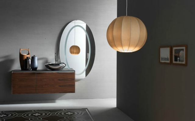 idées-originales-photos-de-salle-de-bain-miroir-ovale-armoire-sous-lavabo