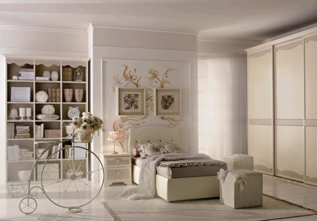 idée-aménagement-déco-chambre-fille-élégante