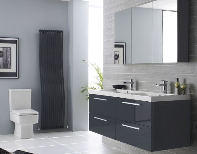 Salle de bain grise - 30 idées sympas pour maison moderne