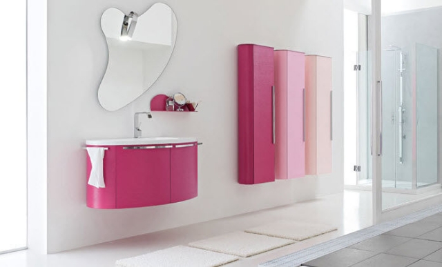 idées-originales-photos-de-salle-de-bain-armoire-rose