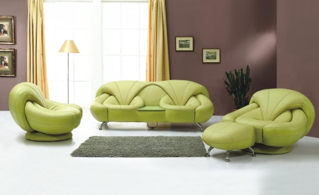maison contemporainе salon-canapé-fauteuils-design-unique