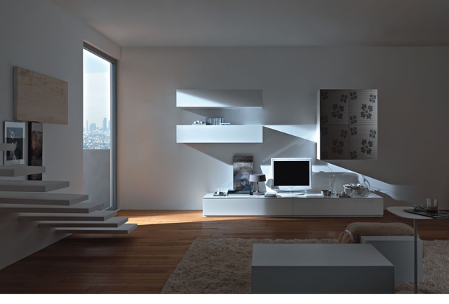 meuble-TV-blanc-design-moderne-marches-flottantes