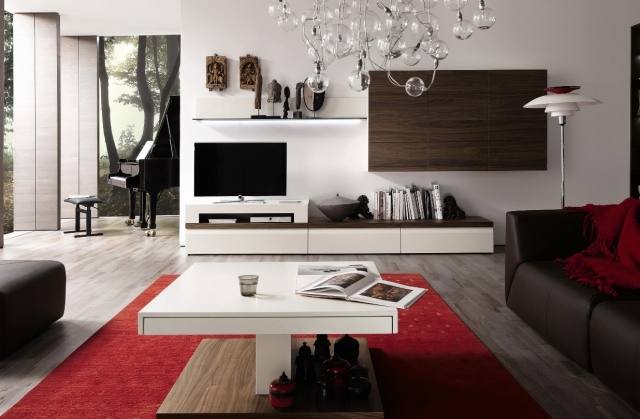meuble-télé-idée-originale-armoire-blanc-tapis-rouge