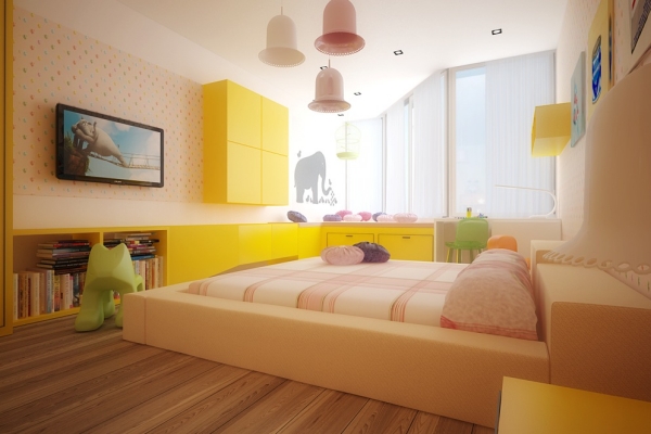 moderne-idée-lampe-design-plafond-chambre-enfant