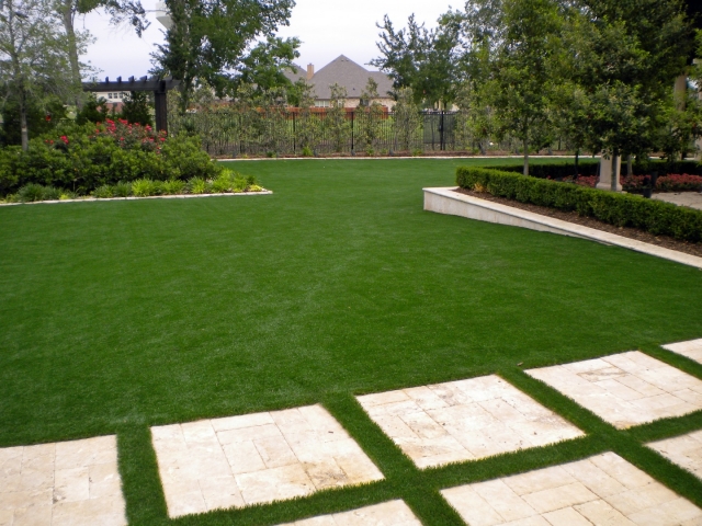 pelouse synthétique jardin allée-dalles-Dallas