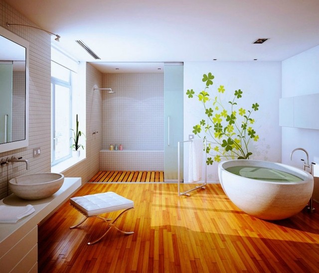 salle-bain-bois-PVC-imitation-parquet-clair