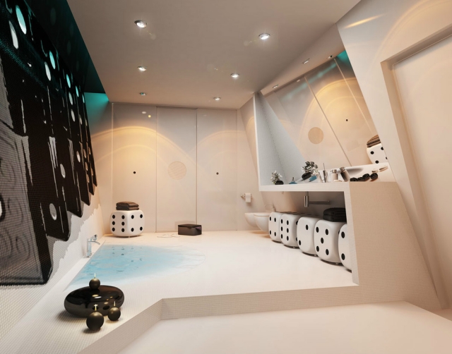 salle-bain-design-luxe-bien-être-dominos-dés-baignoire-intégrée 