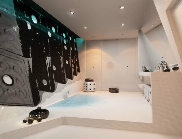 salle-bain-design-luxe-bien-être-dominos-dés-inspirés-jeux