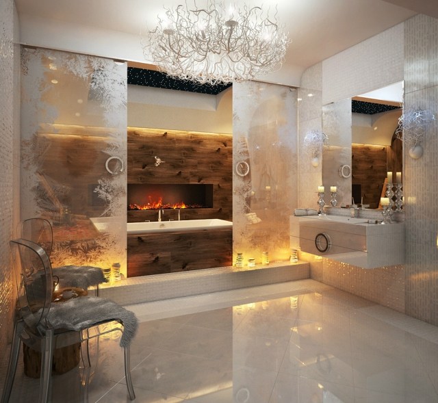 salle-bain-design-luxe-bien-être-cloison-verre-dépoli-blanc-grand-miroir-chaises-transparentes