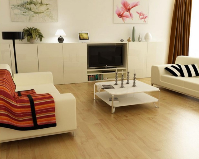 salon-design-contemporain-blanc-bois-clair-table-carrée