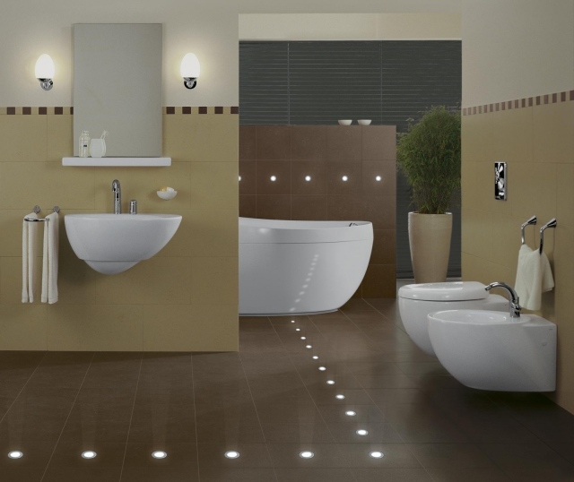 Luminaire salle de bain moderne comment choisir l'éclairage? Applique salle de bai