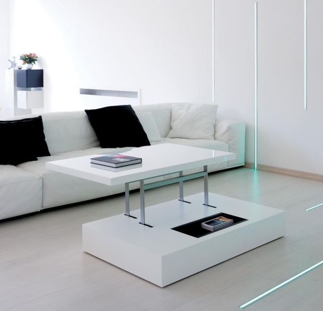 21-designs-table-basse-relevable-moderne-élégante-blanche-rectangulaire-modulable-espace-rangement