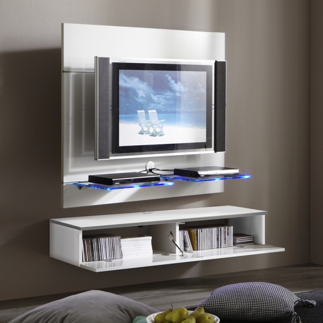 25-idées-conseils-meuble-tv-suspendu-design-épuré-blanc