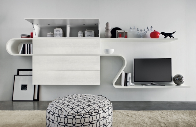 25-idées-conseils-meuble-tv-suspendu-design-unique-élégant-blanc