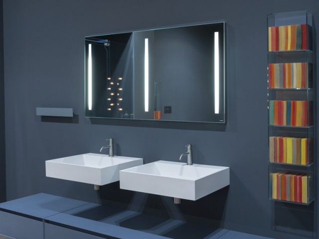 25-idées-magnifiques-salle-bains-miroir-design-rectangulaire-éclairage-intégré-Antonio-Lupi-Design