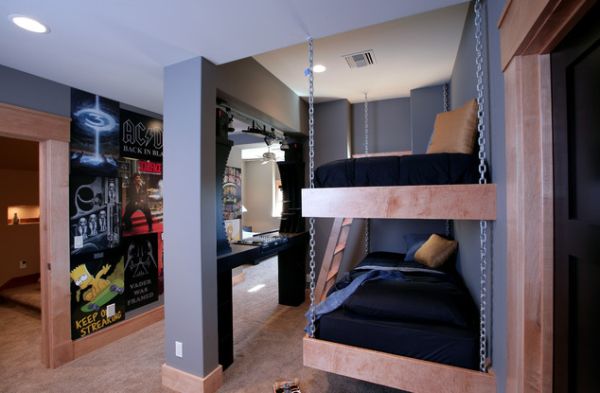 29-lits-suspendus-design-unique-deux-étages-chaînes-chambre-enfant