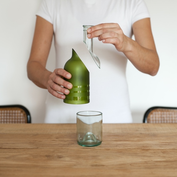 cadeau-homme-bouteille-recyclée-verre-bougeoire