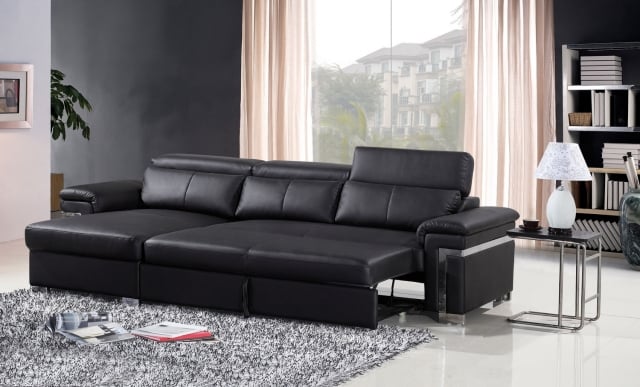 canapé-cuir-convertible-parfait-chaque-intérieur-noir-élégant-fonctionnel canapé cuir
