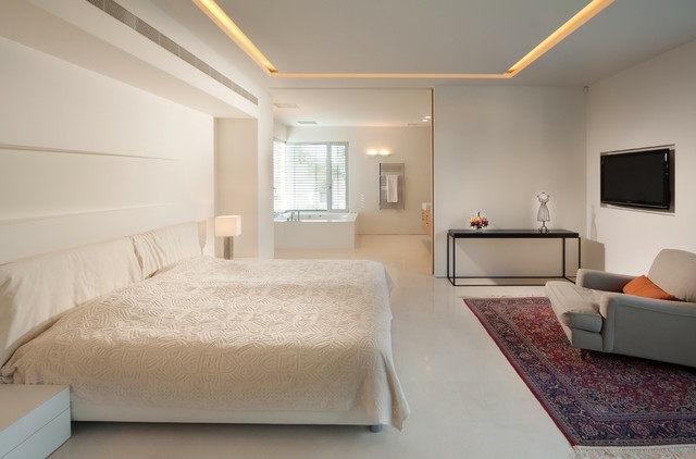 chambre-coucher-moderne-corniche-lumineuse-LED