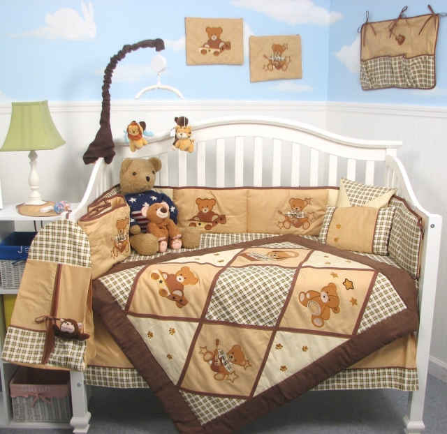 chambre-de-bébé-aménagement-idée-originale-décoration-theme-ours