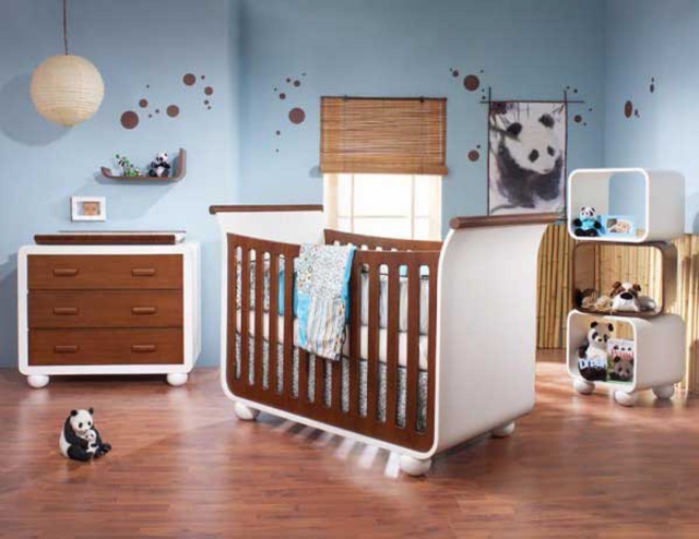 chambre-de-bébé-aménagement-idée-originale-thème-ours