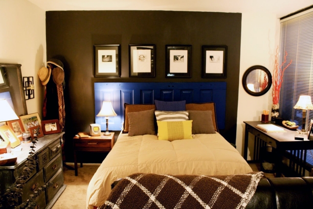 déco-appartement-moderne-idée-originale-couleur-marron-bleue