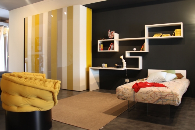 déco-appartement-moderne-idée-originale-couleur-noire-jaune