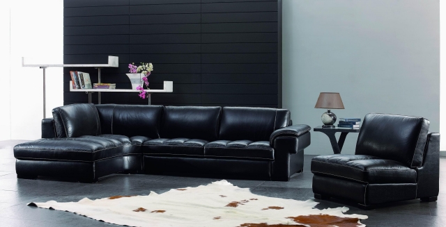 déco-moderne-noir-blanc-canapé-fauteuil