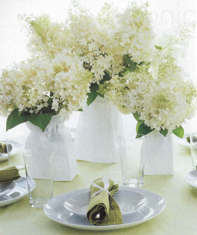 déco table mariage sac-papier-blanc-lilas-blanc