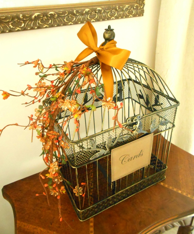 décoration-automnale-DIY-cage-ruban-orange