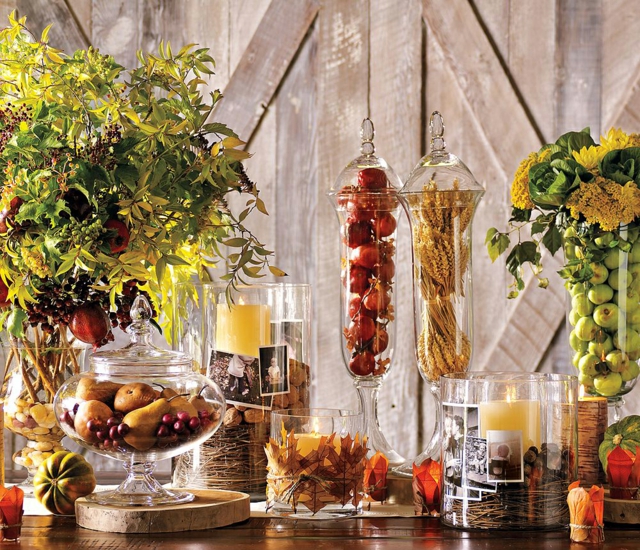 décoration-automnale-DIY-idée-originale-cloche-verre-fruits