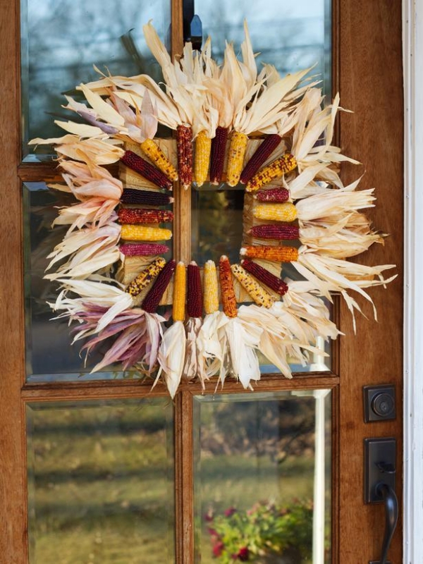 décoration-automnale-DIY-idée-originale-couronne-porte-maïs
