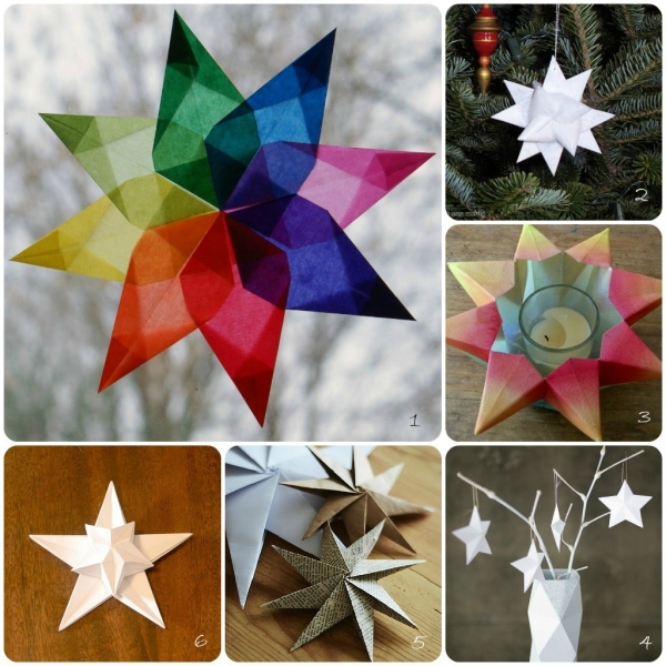 décoration-de-Noël-étoiles-DIY-étapes-étapes