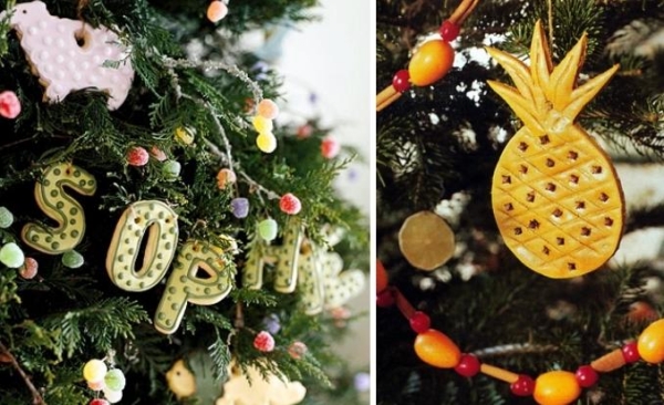 décoration-de-Noël-sapin-ananas-biscuit