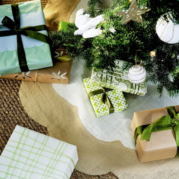 décoration-de-Noël-sapin-mini-cadeaux-décoratifs