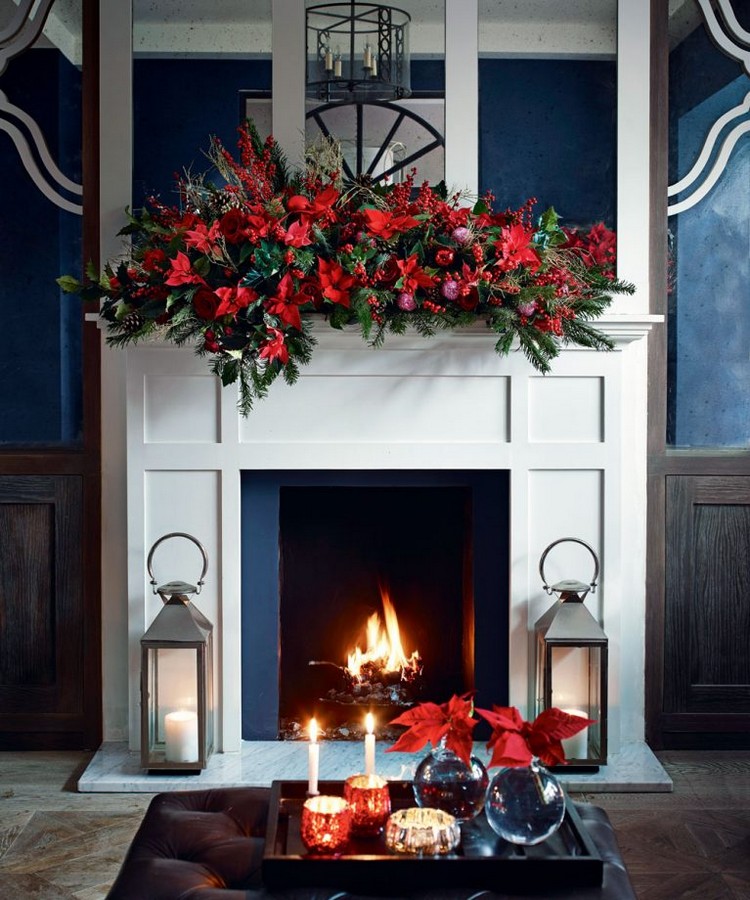 30 idées de déco de Noël pour le manteau cheminée