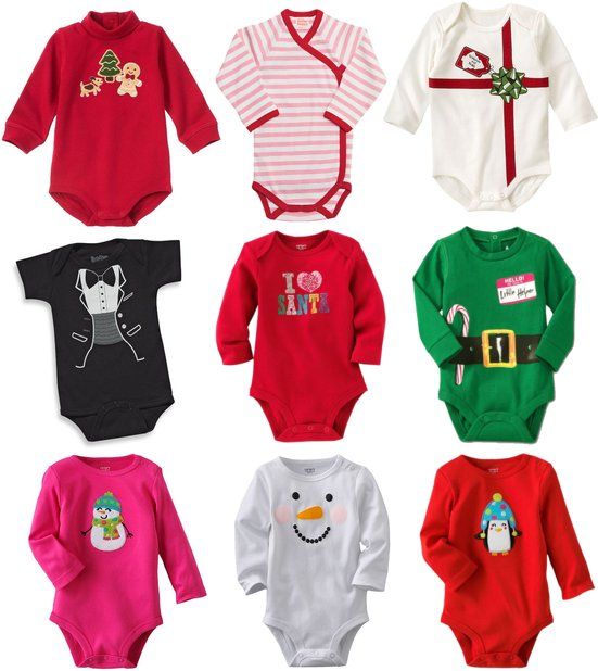 déco-Noël-faire-soi-même-première-fête-bébé-vêtements-bébé-Noel-originaux