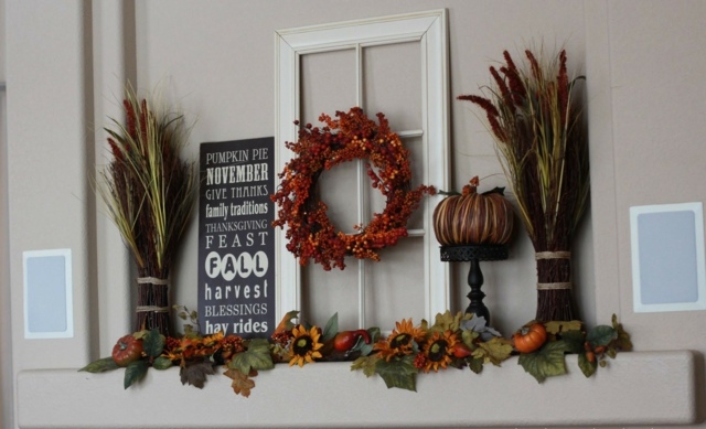 décoration-automnale-DIY-idée-originale-oreilles-ble-couronne-porte