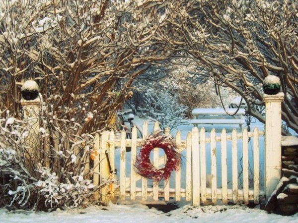 décoration-de-Noël-couronne-porte-ronde