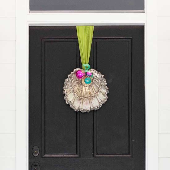 décoration-de-Noël-porte-entrée-couronne