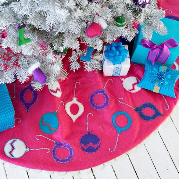 décoration-de-Noël-sapin-tapis-rond