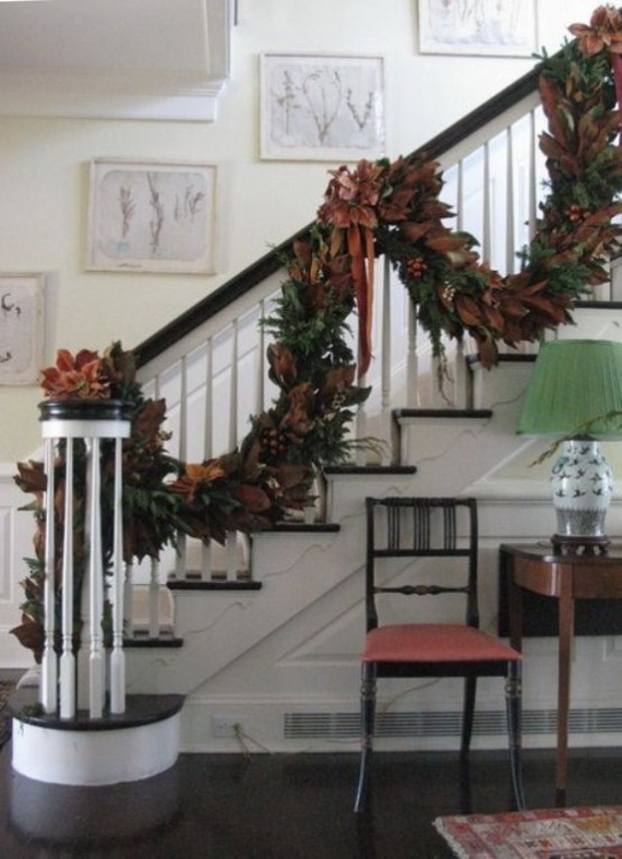 guirlande-Noël-matériaux-naturels-balustrade-escalier