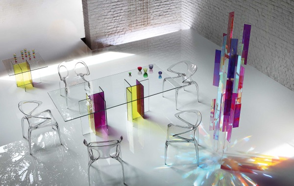 idée-originale-meubles-salle-à-manger-acryliques