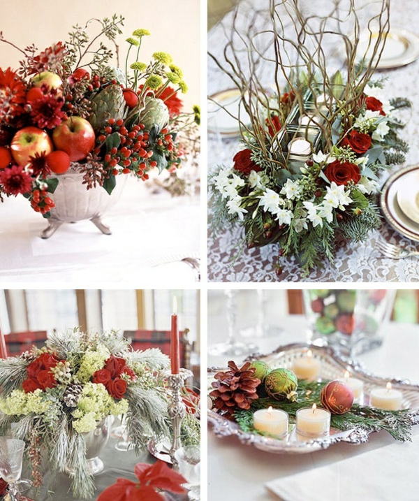 idées-décoration-table-Noël-fruits-baies-fleurs